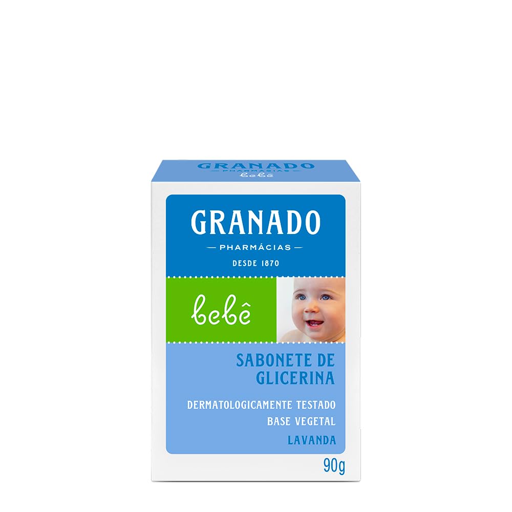 Granado Sabonete Bebê Glicerinado, Lavanda, 90g