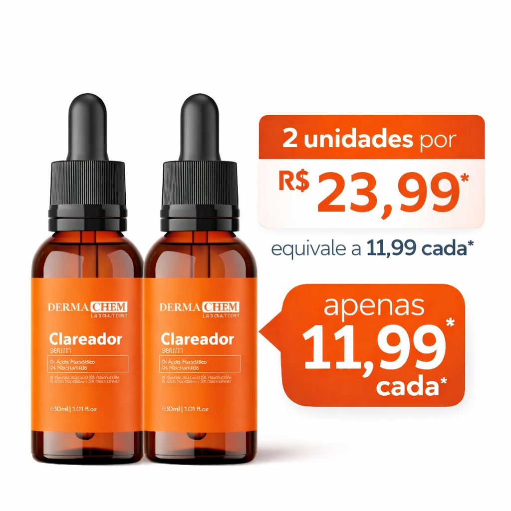 Sérum Clareador 30ml Dermachem Uniformizador Nova Embalagem