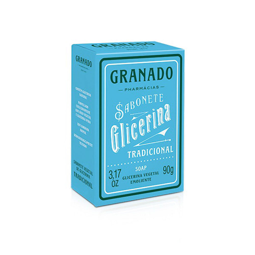 Granado Sabonete Vegetal De Glicerina, Tradicional, 90g