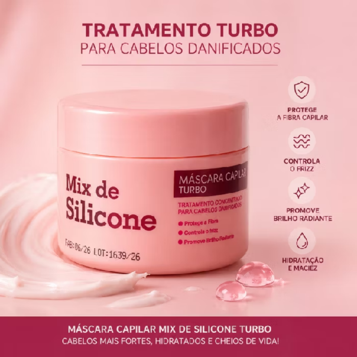Kit Reconstrução Capilar – Mix de Silicone Soul + Reconstrutor Be.Use