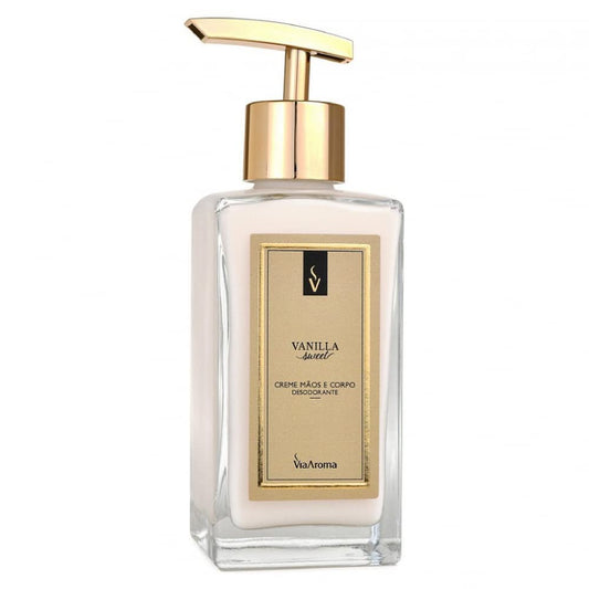 Creme Mãos e Corpo Desodorante Vanilla Via Aroma - 250ml