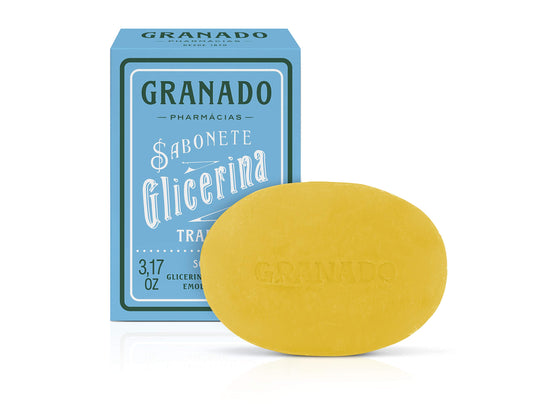 Granado Sabonete Vegetal De Glicerina, Tradicional, 90g