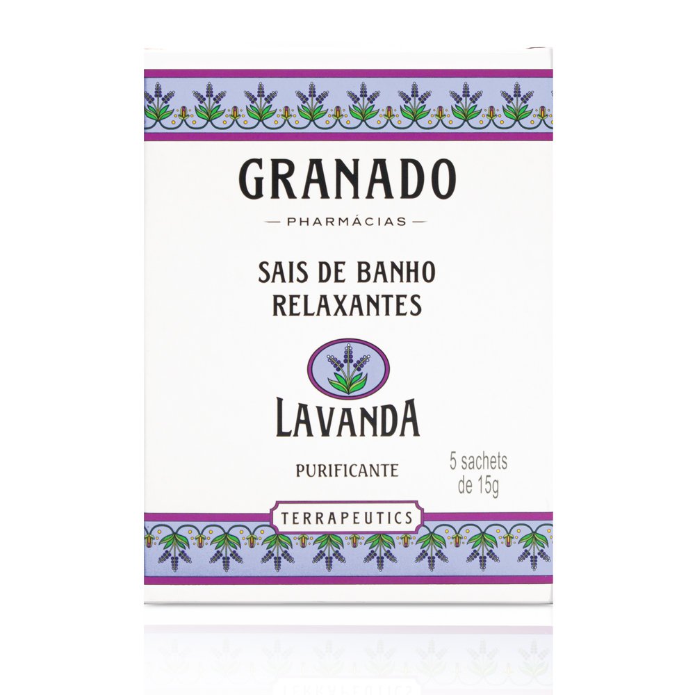 Granado Sais De Banho Terrapeutics, Lavanda, Lilás