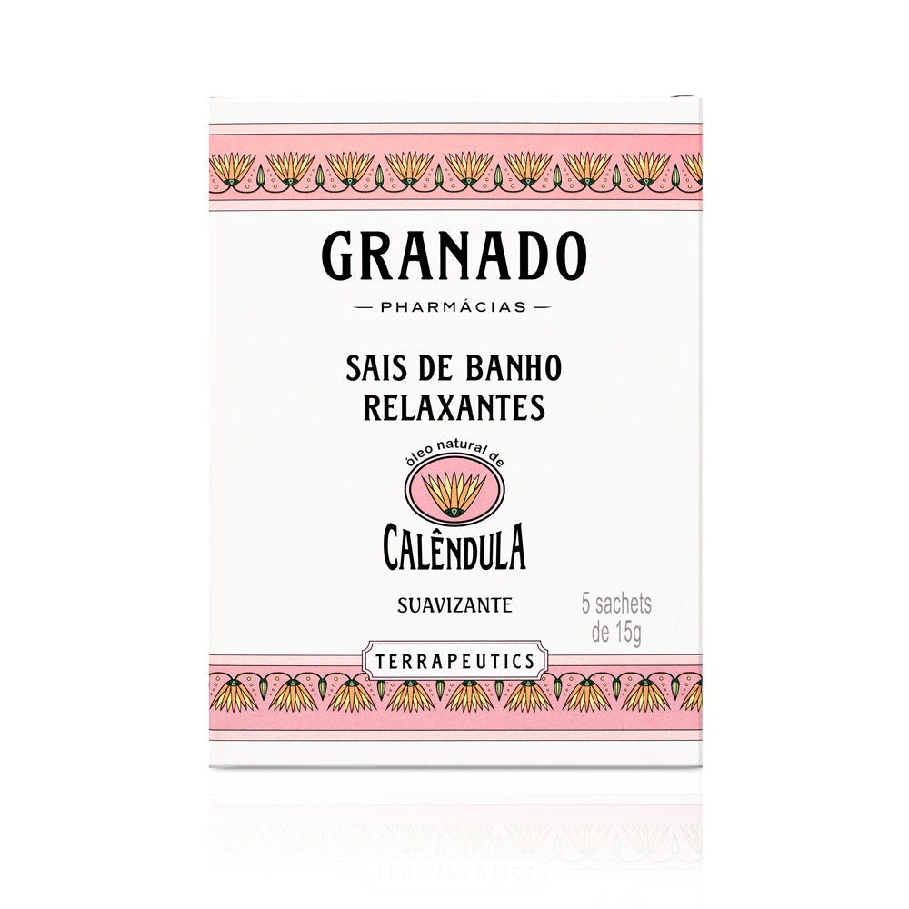 Granado Sais De Banho Terrapeutics, Calêndula, 15g, 5 Unidades