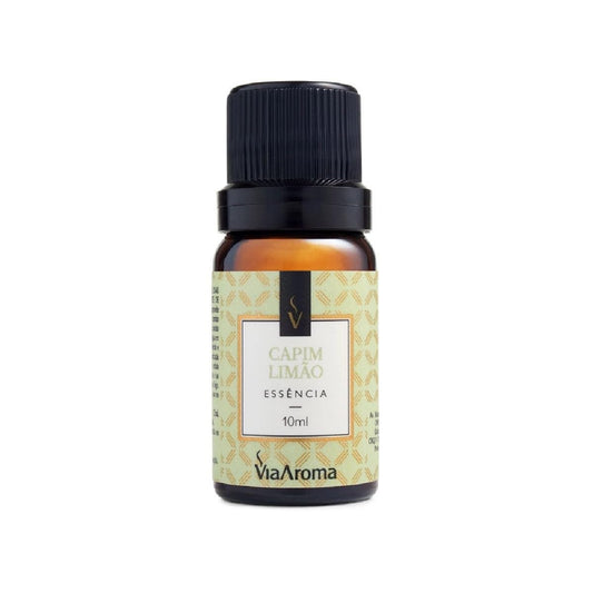 Via Aroma Essência Aromatizante Para Aromatizador Elétrico 10Ml Capim Limão