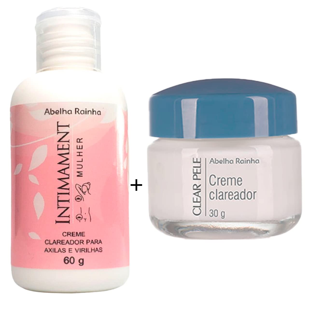 Kit Creme Clareador Facial + Axila e Virilha - Abelha Rainha