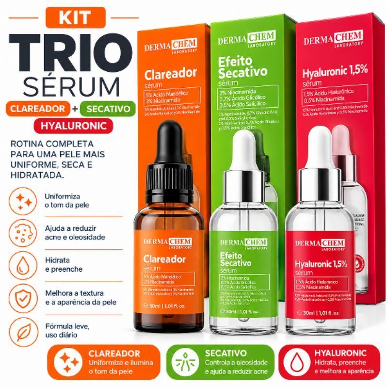 Kit Trio Sérum Dermachem