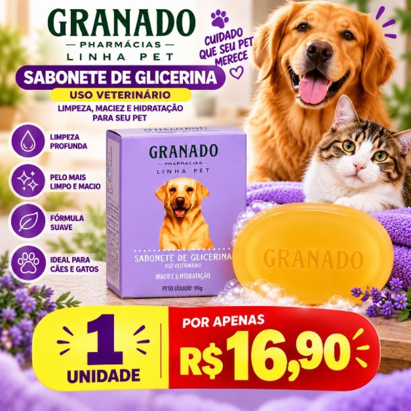 Sabonete de Glicerina Granado Pet 100g