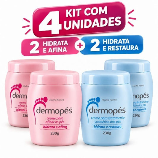 Kit 4 Dermopés 230g Abelha Rainha