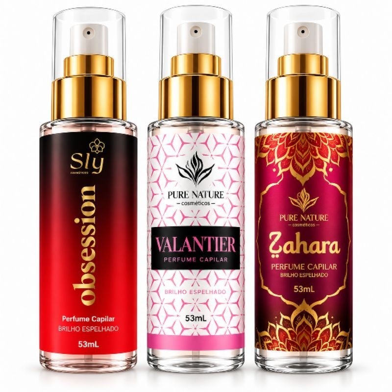 Kit Antiqueda & Força – Jaborandi + S.O.S Absoluto Soul + 3 Perfumes Capilares