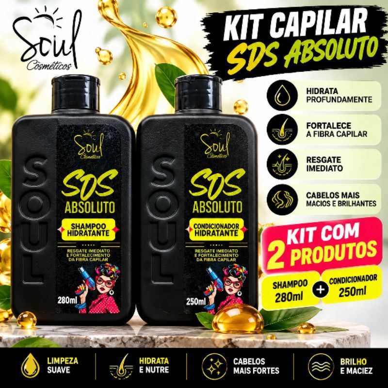 Kit SOS Absoluto Soul Shampoo + Condicionador