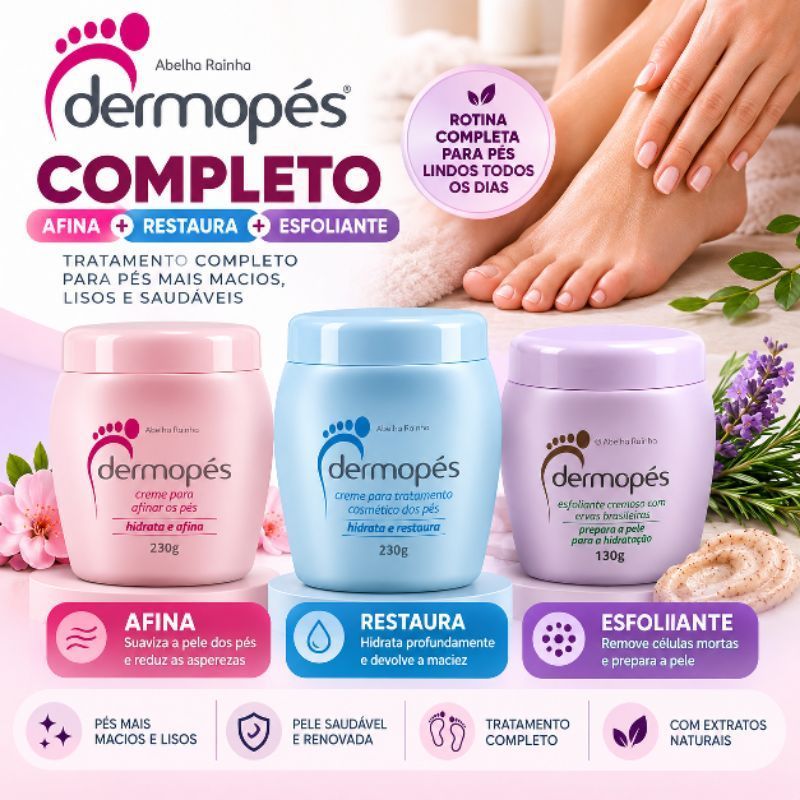 Kit Dermopés Completo Abelha Rainha