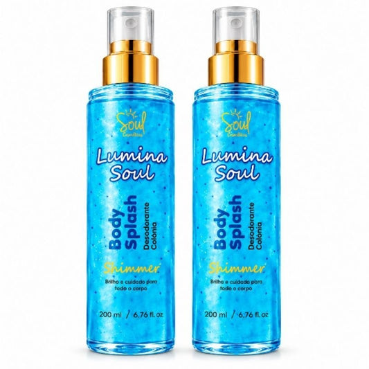 Kit 2 Body Splash Lumina Soul 200ml