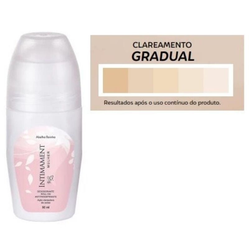 Desodorante Roll-On Intimament Mulher 50ml – Abelha Rainha