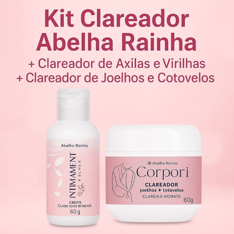 Kit Clareador Intimament + Corpori Abelha Rainha