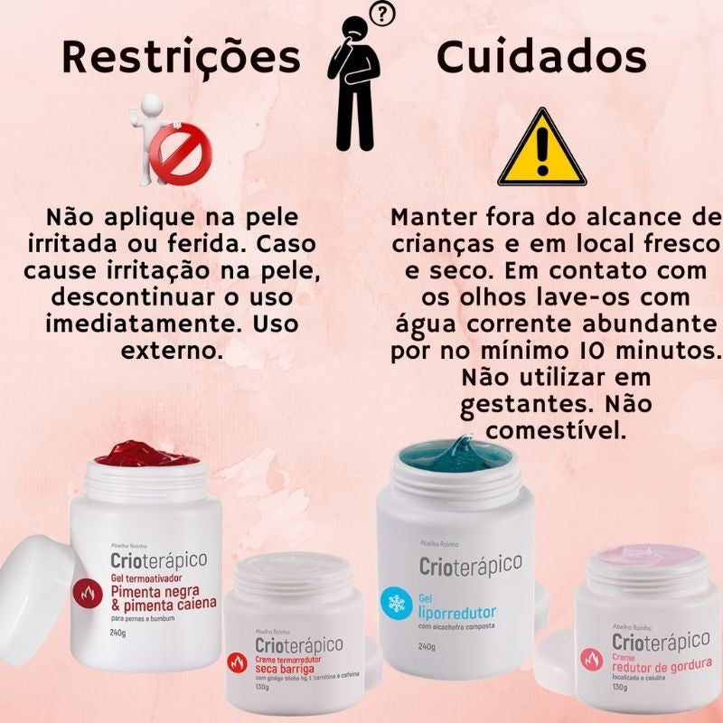 Gel Termoativador Pimenta Negra e Caiena – Abelha Rainha