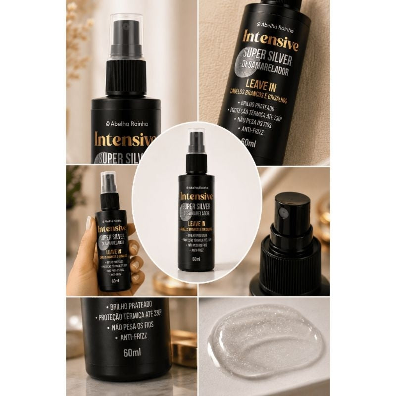 Kit Leave-in Super Silver Abelha Rainha