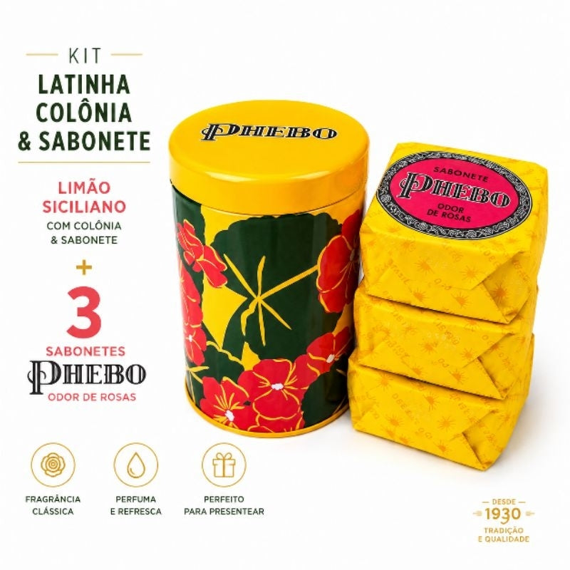 Kit Presente Phebo Limão Siciliano