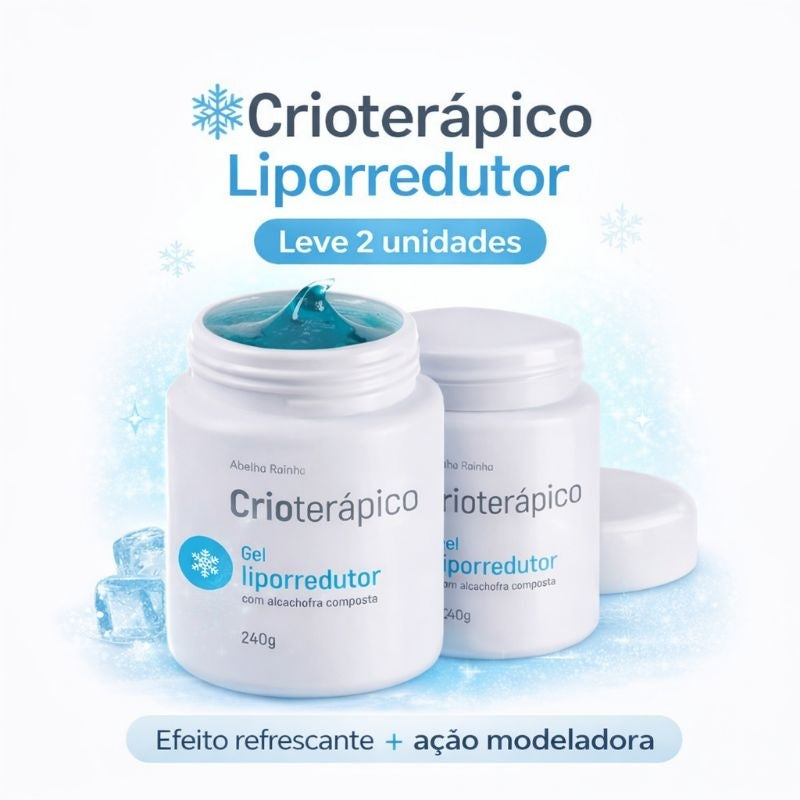Kit 2 Géis Crioterápicos Abelha Rainha