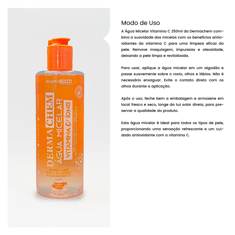 Água Micelar Vitamina C Dermachem