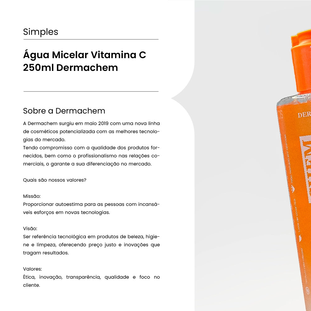 Água Micelar Vitamina C Dermachem
