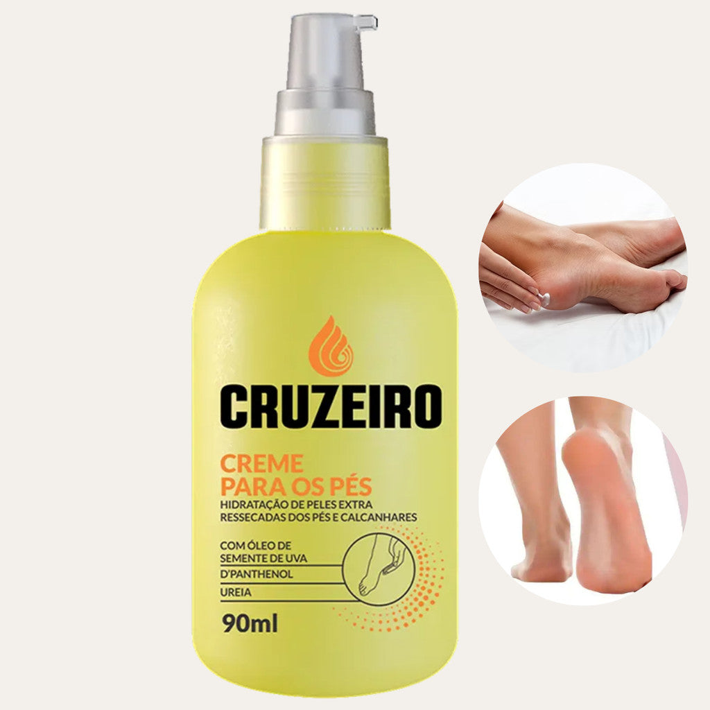 Kit 2 Creme Para Os Pés Cruzeiro 90ml – Hidratação e Cuidado Diário Para os Pés