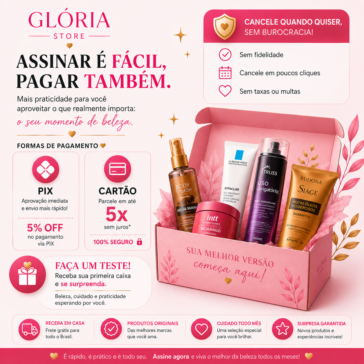 Caixa Essencial — Assinatura Mensal