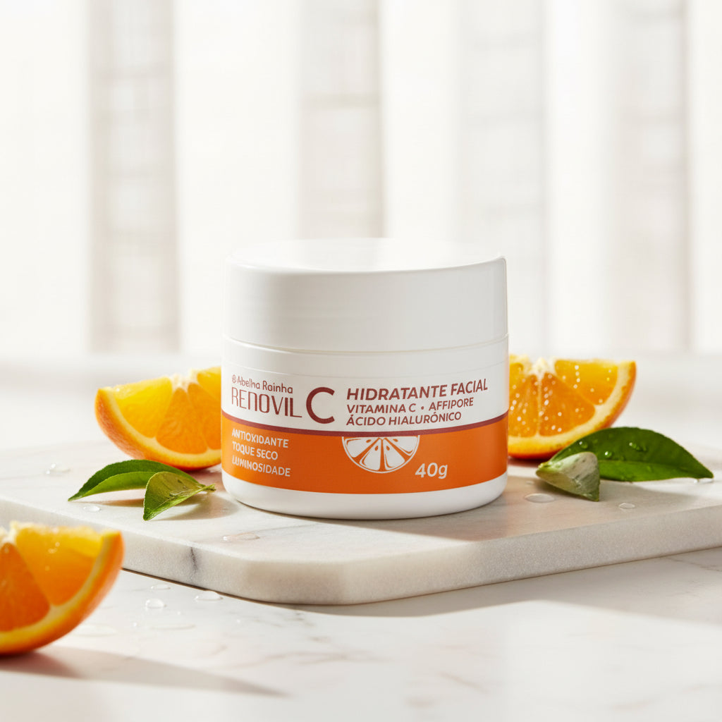 Hidratante Facial Renovil C Abelha Rainha Vitamina C 40g