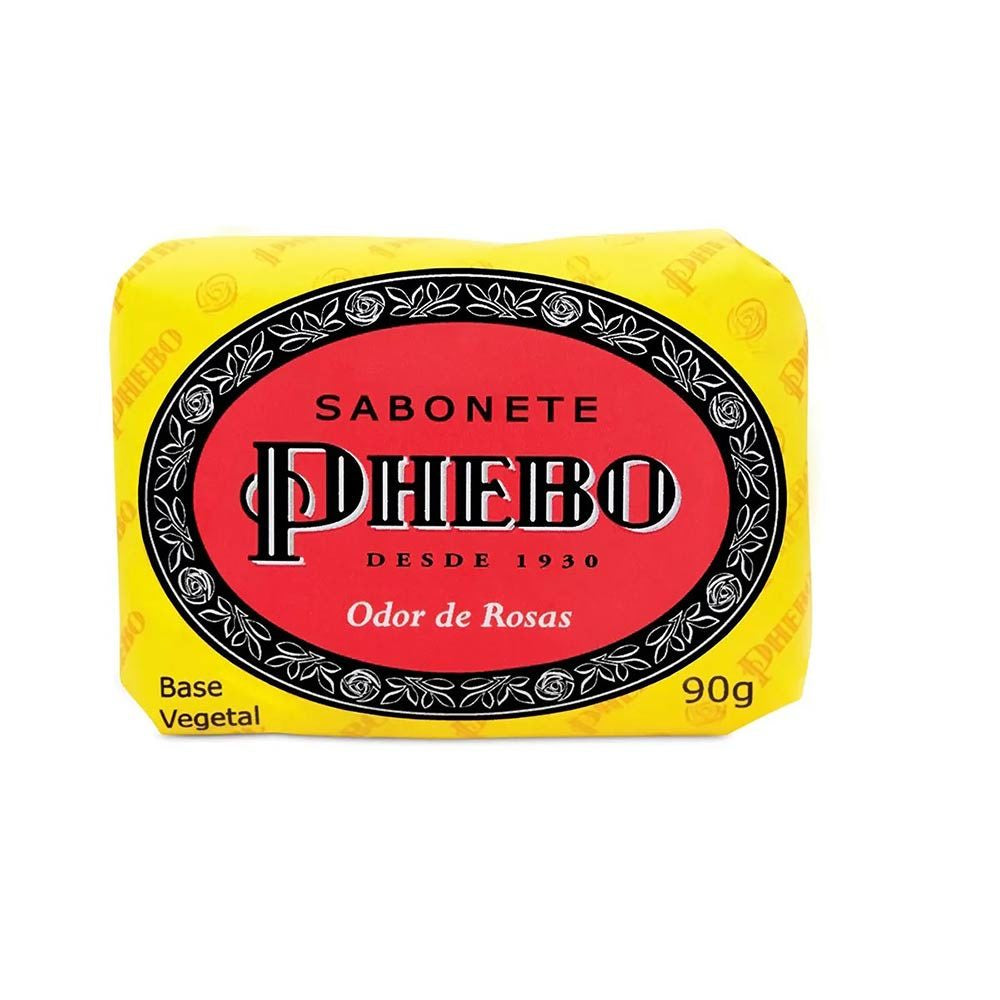 Phebo Sabonete, Odor De Rosas, 90g, 12 Unidades