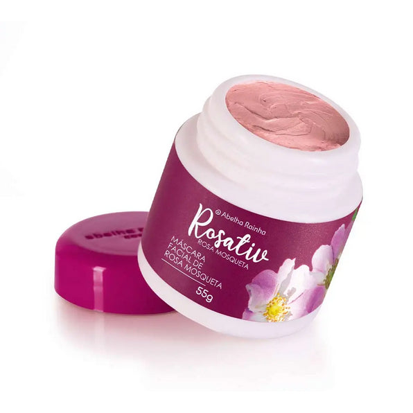 Máscara Facial Rosa Mosqueta 3 em 1 55g Abelha Rainha