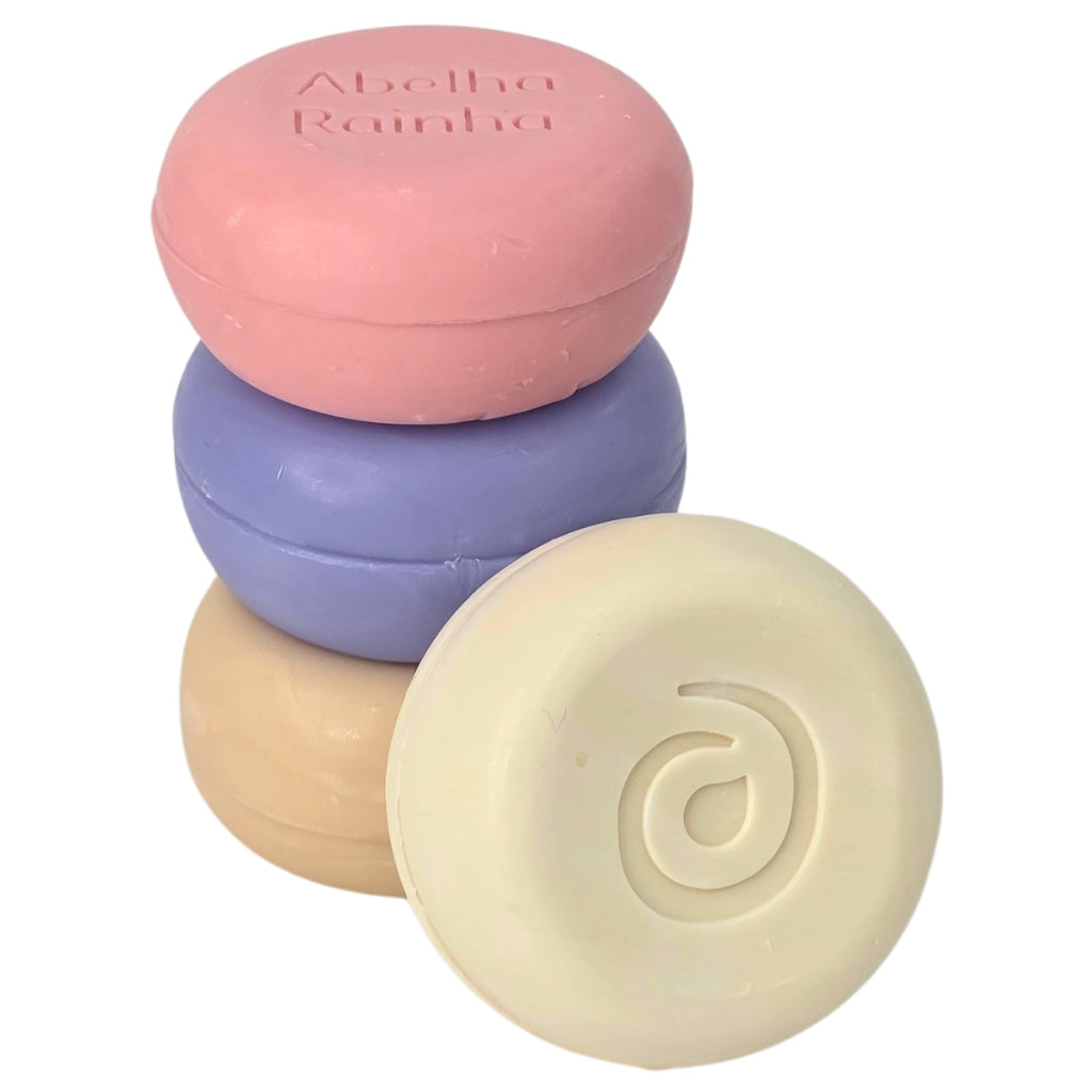 Kit Presenteável 4 Sabonetes Cremosos Abelha Rainha Todo Cuidado 90g Perfumado