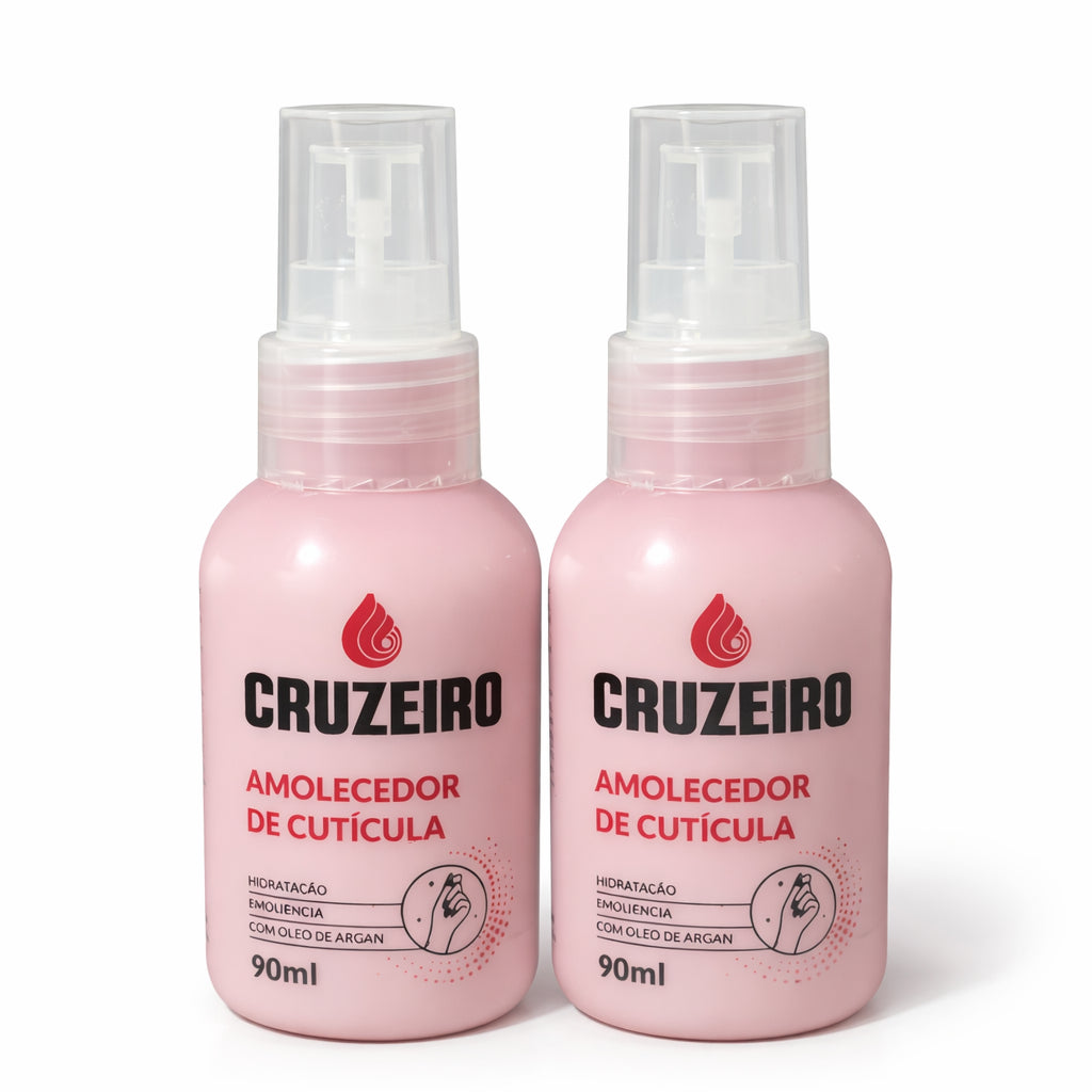 Kit 2 Amolecedor de Cutícula Cruzeiro 90ml – Cuidado e Hidratação Para as Cutículas