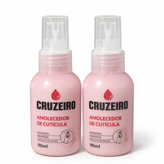 Kit 2 Amolecedor de Cutícula Cruzeiro 90ml – Cuidado e Hidratação Para as Cutículas