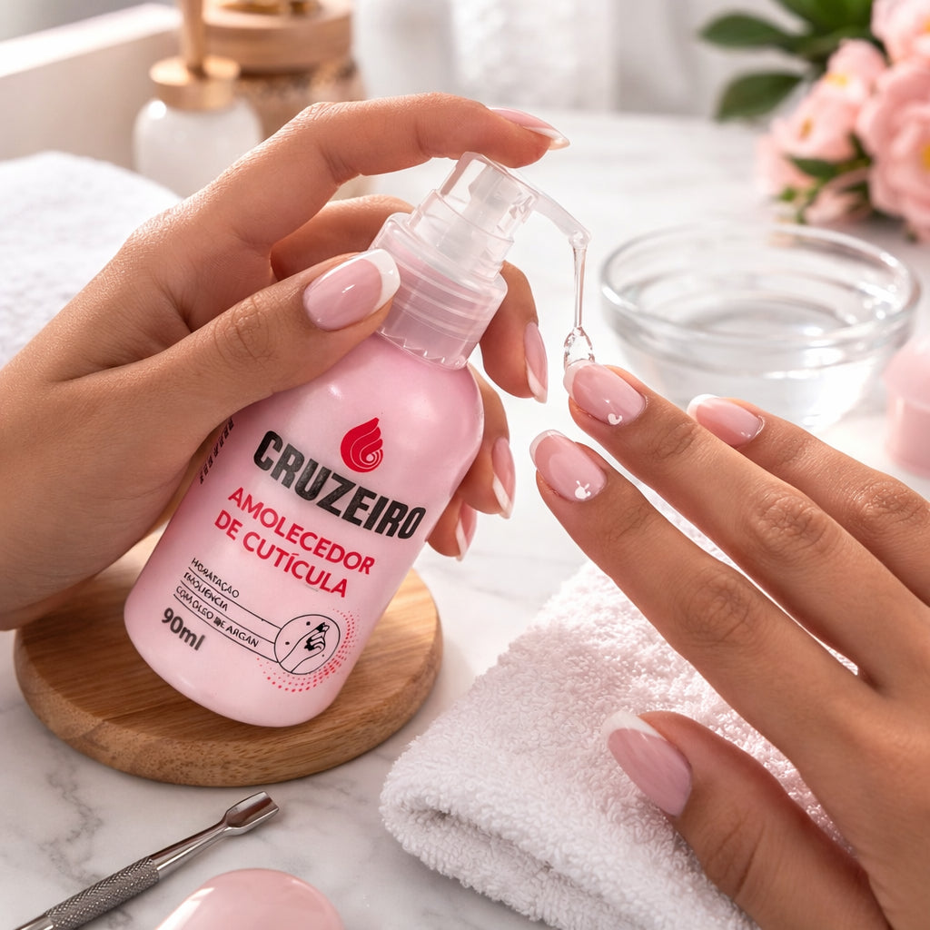 Kit 2 Amolecedor de Cutícula Cruzeiro 90ml – Cuidado e Hidratação Para as Cutículas