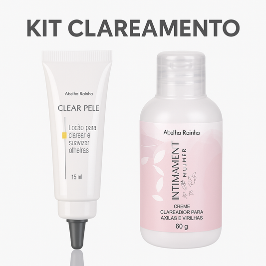 Kit Uniformização Premium – Axilas, Virilhas e Rosto | Clareia Manchas Escuras e Unifica o Tom da Pele