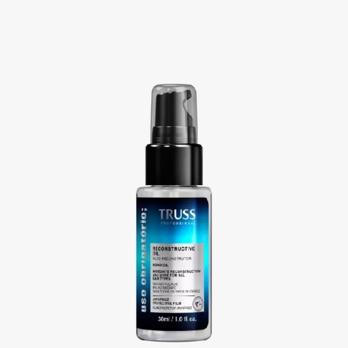 Truss Óleo Reconstrutor Uso Obrigatório | Tratamento Capilar para Brilho, Reconstrução e Proteção | 30ml