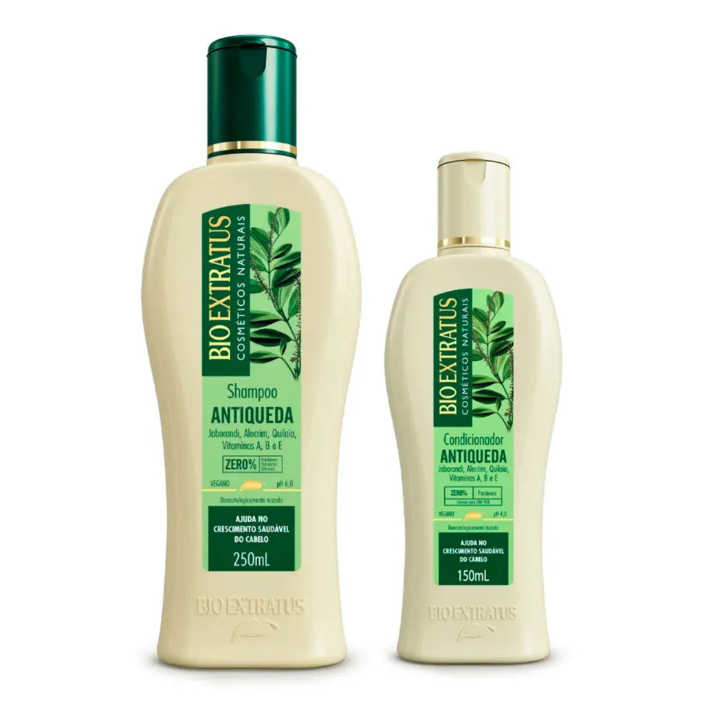 Kit Bio Extratus Antiqueda Jaborandi Shampoo 250ml + Condicionador 150ml