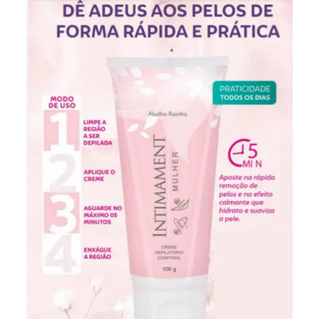 Creme Depilatório Abelha Rainha 100g
