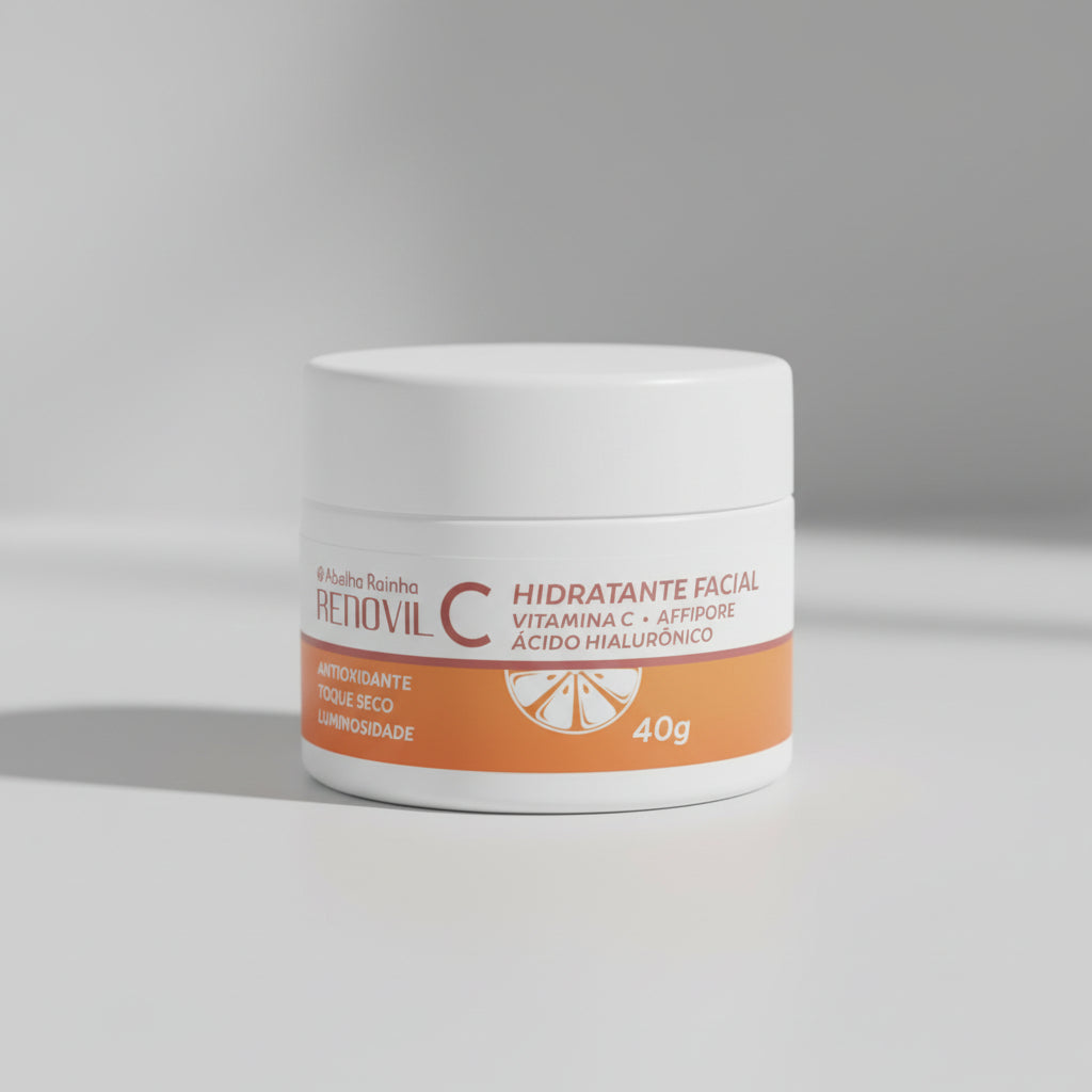 Hidratante Facial Renovil C Abelha Rainha Vitamina C 40g