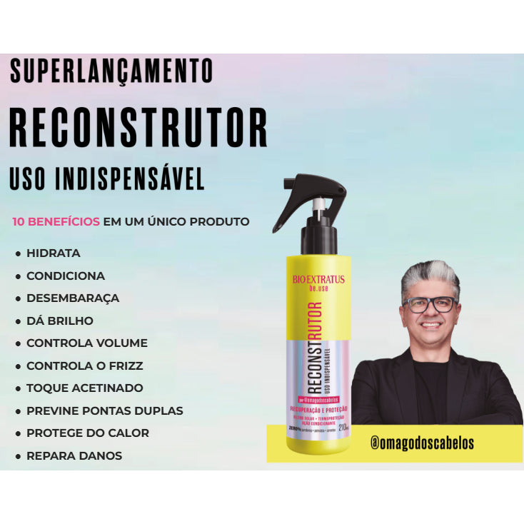 Finalizador Spray Reconstrutor Be.Use Bio Extratus 210 ml