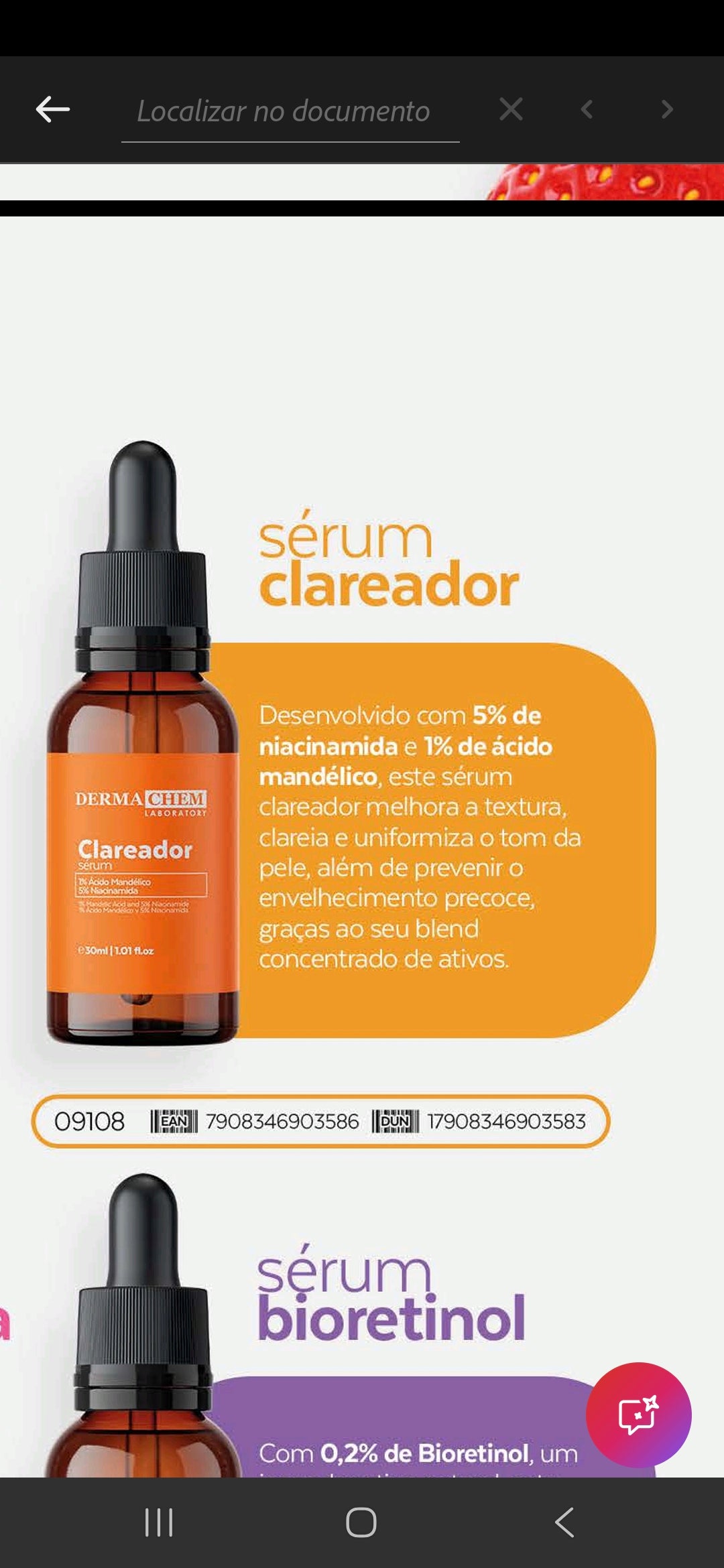Sérum Clareador 30ml Dermachem Uniformizador Nova Embalagem
