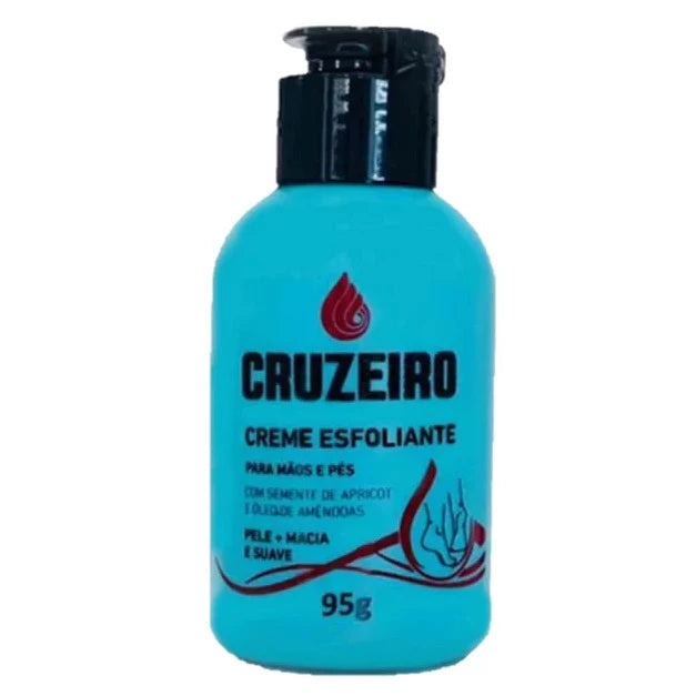 Kit 2 Creme Esfoliante Cruzeiro 95g – Esfoliação Suave e Hidratação Para Pés e Mãos