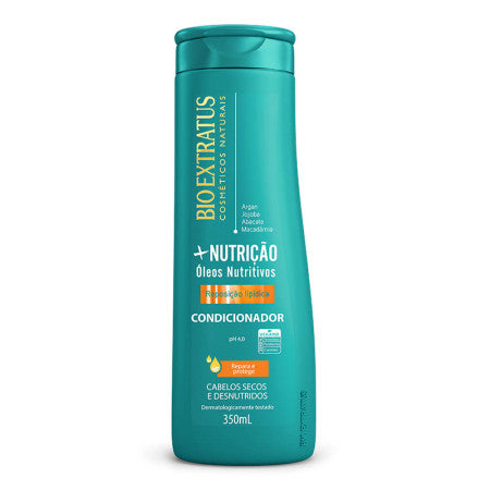Kit Bio Extratus Nutrição Shampoo 350ml + Condicionador 350ml + Máscara 90g Óleos Nutritivos