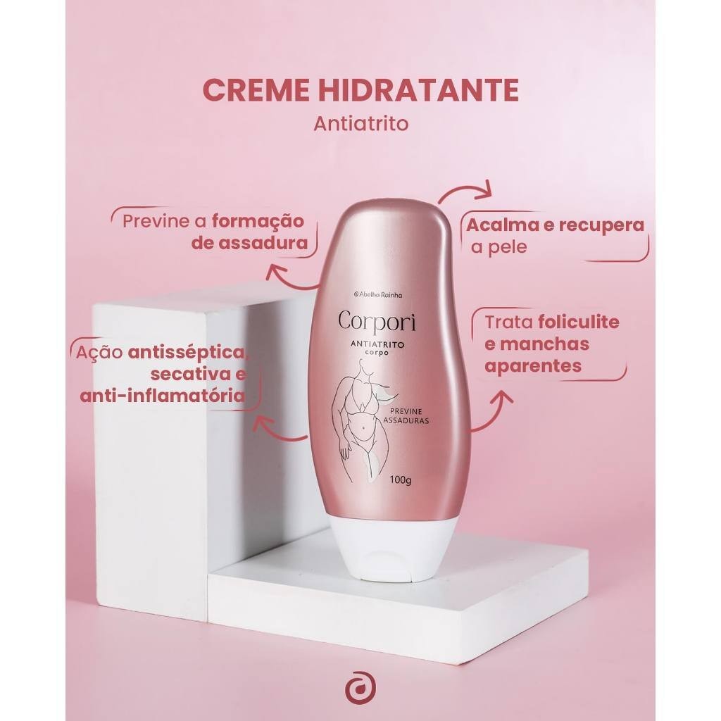 Creme Hidratante Corporal Antiatrito Corpori - Abelha Rainha 100g