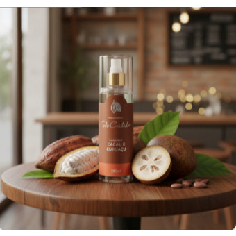 Body Splash Cacau e Cupuaçu 200ml Feminino Hidratante e Refrescante - Abelha Rainha