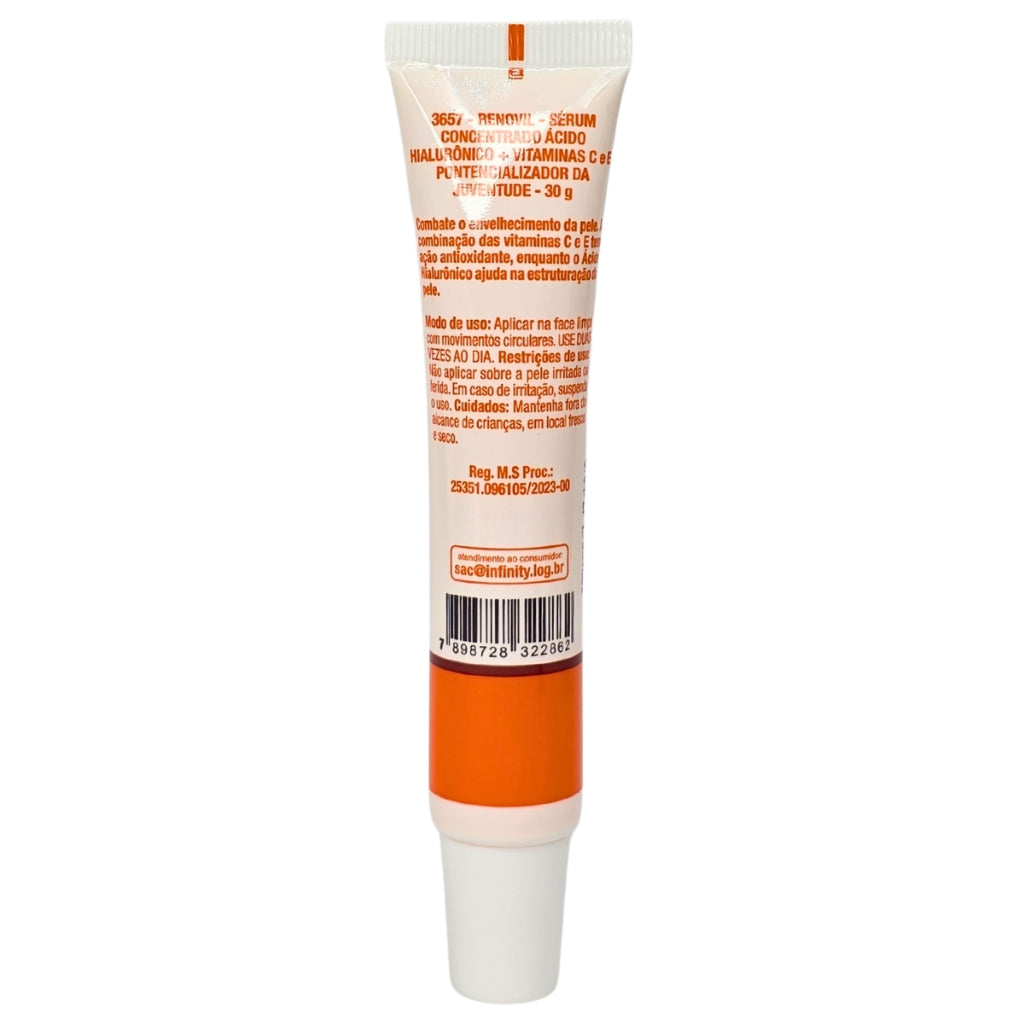 Kit 2 Sérum Concentrado Abelha Rainha - Renovil 30g: Hidratação e Hidratação e Antioxidante